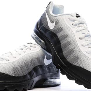 Baskets Blanches/Noires Homme Nike Air Max Invigor vue 7