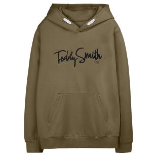 Sweat à Capuche Kaki Garçon Teddy Smith Sevry vue 0