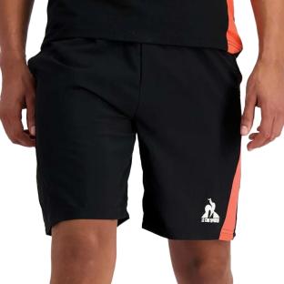 Short de Sport Noir/Orange Homme Le Coq Sportif Training N°2 vue 0