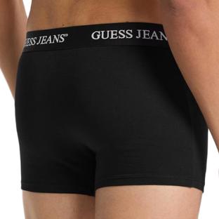 X3 Boxers Noir Homme Guess Trunk vue 2