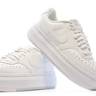 Baskets Blanches Femme Nike Court Vision Alta vue 0