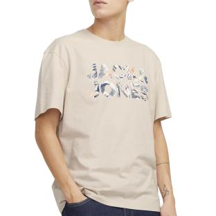 T-Shirt Beige Homme Jack & Jones Bryan vue 0