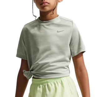 T-Shirt de Sport Vert Mixte Nike Running Miler vue 0