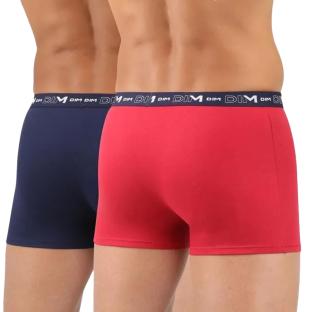 Lot de 3 Boxers Marine/Rouge Homme Dim D6596 vue 2