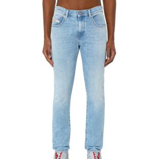 Jean Slim Bleu Clair Homme Diesel 2019 D-strukt pas cher