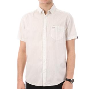 Chemise Manches Courtes Blanche Homme TBS pas cher