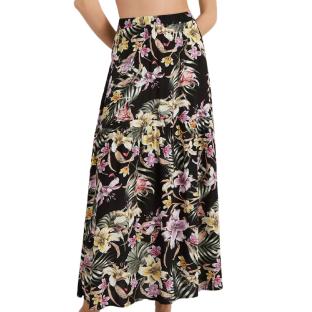 Jupe Noire à Motifs Femme O'Neill Flower Skirt pas cher