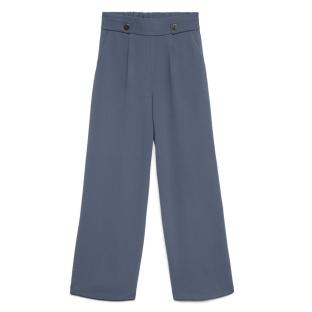 Pantalon Bleu Femme Vero Moda May Button pas cher