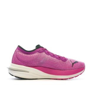 Chaussures de Running Fuchsia Femme Puma Deviate Nitro vue 2