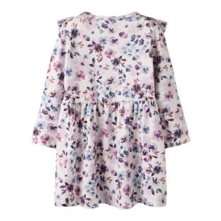 Robe Fleuris Rose/Blanc Fille Name it Fkayla vue 2