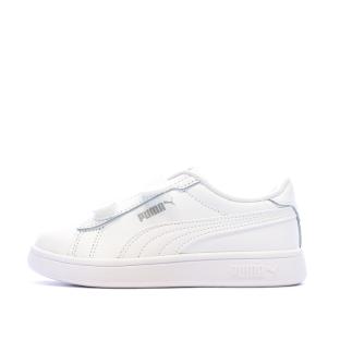 Baskets Blanc Mixte Puma Smash 3.0 vue 0