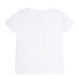 T-shirt Blanc Fille Guess J2GI20 vue 2