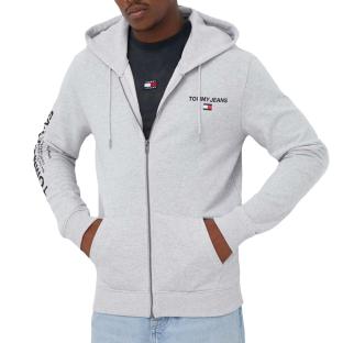 Sweat Zippé Gris Homme Tommy Hilfiger Entry Zip pas cher
