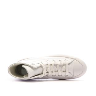 Baskets Blanches Femme Converse All Star Lugged A03705C vue 4