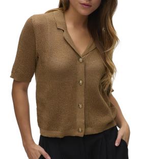 Blouse Marron Femme Vero Moda Asaga vue 0