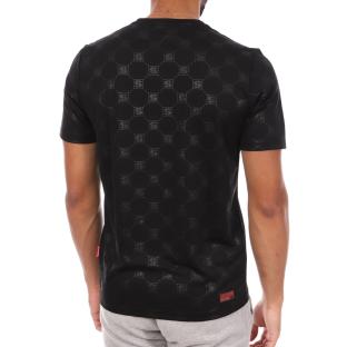 T-shirt Noir Homme Supreme Grip Leaves vue 2