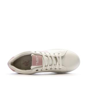 Baskets Beiges/Roses Femme US Polo ASSN For Everyday vue 0