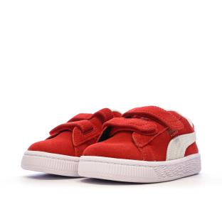 Baskets Rouges Garçon Puma Suede Classic vue 6