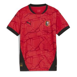 Stade Rennais Maillot Réplica Domicile Rouge Junior Puma 2024/2025 pas cher