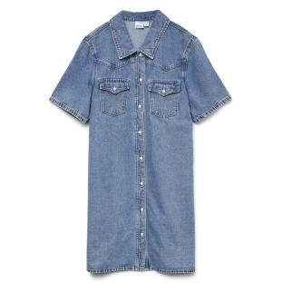Robe en Jean Bleu Femme Vero Moda Austin 2/4 vue 0