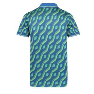 Polo Bleu/Vert Homme Umbro Regale vue 2