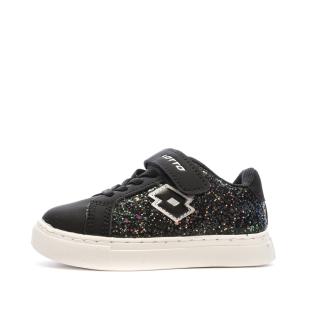 Baskets Noir Fille Lotto Plaisance pas cher