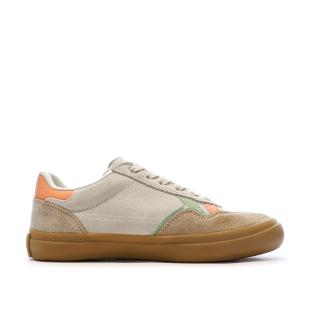 Baskets Beige/Rose Femme Pepe Jeans Travis vue 2