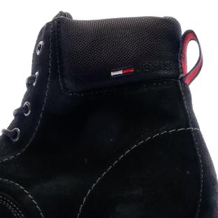 Boots Noires Homme Tommy Jeans Short Lace Up vue 7