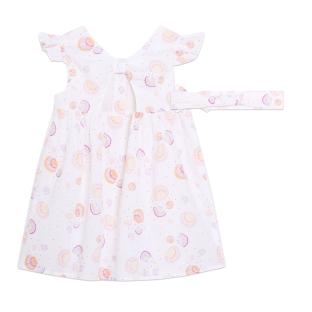 Robe + Bandeau Blanc Bébé Fille Carrément Beau Y30094 vue 0