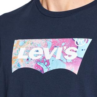 T-shirt Marine Homme Levi's Graphic vue 3