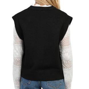 Gilet Noir Femme An'ge Lucie vue 0