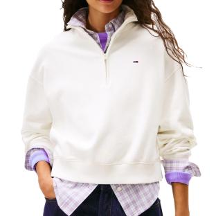 Sweat Blanc Femme Tommy Hilfiger Bxy pas cher