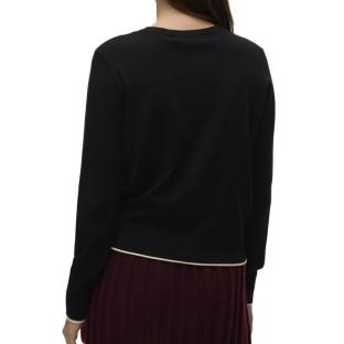 Pull Noir Femme Vero Moda Breezes vue 2