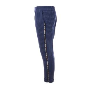 Pantalon Bleu à rayures Fille Teddy Smith Jog vue 3