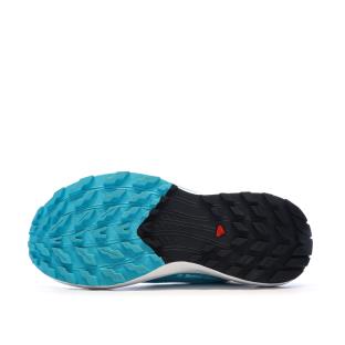 Chaussures de Trail Bleues Femme Salomon Sense Ride 5 vue 5