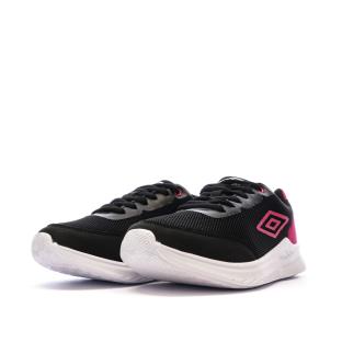 Baskets Noir/Rose Femme Umbro Nateo vue 6