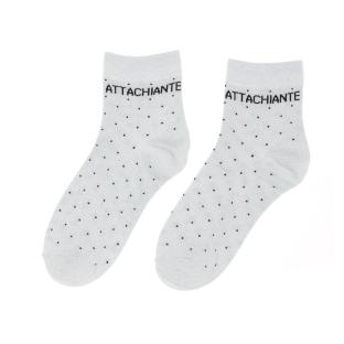 Hellgraue Damensocken „Stella Green Attachiante“ Ansicht 0