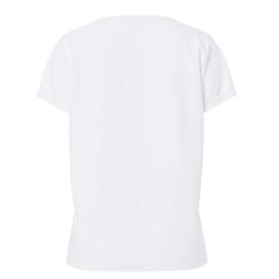 T-Shirt Blanc Coeur Femme Pieces Pcoda vue 0