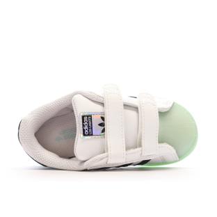 Baskets Blanches Bébé/Enfant Adidas Superstar Led Light vue 4