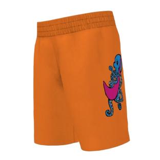 Short de bain Orange Fluo Garçon Nike 6 pas cher