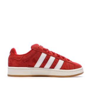 Campus Baskets Rouge Clair Homme Adidas vue 2