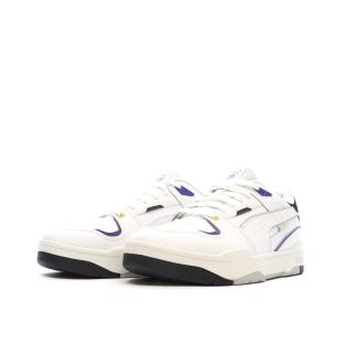 Baskets Blanc/Violet Homme Puma Slipstream Bball vue 6