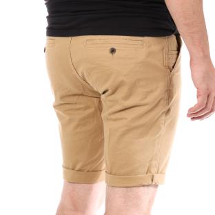 Short Beige Homme Paname Brothers Bermuda Chino vue 2