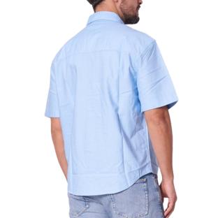 Chemise Bleu Homme Calvin Klein Jeans Oxford vue 2
