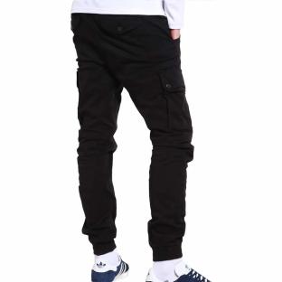 Pantalon Cargo Noir Homme Jack & Jones Warner vue 2