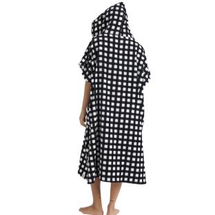 Poncho de surf Noir/Blanc Femme Roxy Gentle Offshore vue 2