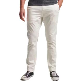 Pantalon Chino Blanc Homme Superdry Officers pas cher