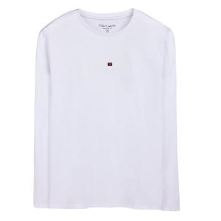 T-Shirt Manches Longues Blanc Homme Teddy Smith Jim vue 0