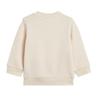 Survêtement Écru Fille Adidas Floral Crew Set vue 2