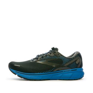 Chaussures de Running Noir/Bleu Homme Brooks Ghost 14 pas cher